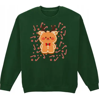 Pánská mikina Mikina Candy Teddy - Teplá Mikina Unisex Zelená XL