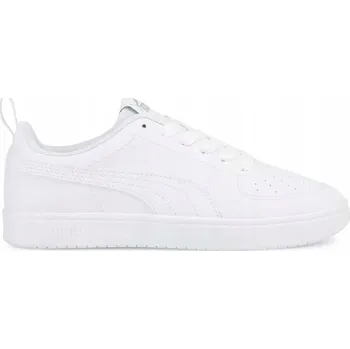 Pracovní obuv Puma sportovní boty eko kůže bílé, velikost 38