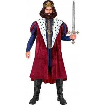 Karnevalový kostým STŘEDOVĚKÝ KOSTÝM A MONARCHY PRO DOSPĚLÉ, KARNEVAL ŠATY, VELKÁ XL