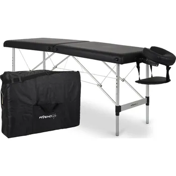 Masážní stůl Habys Hliníkové masážní lehátko Černé STK20387