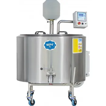 Jogurtovač Pasterizátor mléka, moštu a sýrařský kotel MILKY FJ 300 CT 400V nerezový objem 300 l