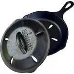 Lodge Litinová děrovaná pánev s pokličkou 16 cm