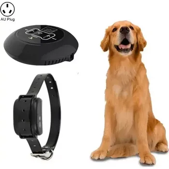 Pomůcka pro výcvik zvířete TopTechnology Bezdrátové elektronické oplocení pro domácí zvířata Bark Stop s AU pluginem (s 1 obojkem)