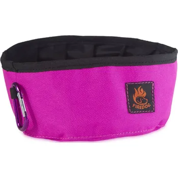 Miska pro psa Firedog Click & Go cestovní miska 1,0 L růžová
