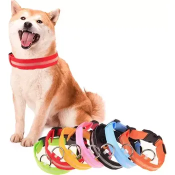 Obojek pro psa TopTechnology Nastavitelný LED blikač pro psy - Obojek XL (náhodná barva)