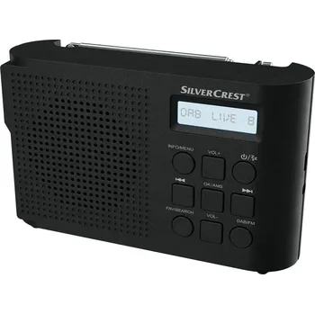 Radiopřijímač Silvercrest SDR 1.5 B1 digitální rádio/radiobudík, DAB+, FM, Dig.tuner