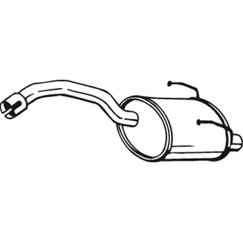 Tlumič výfuku Zadní tlumič výfuku, 148-187