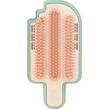 Kartáč pro zvířata TopTechnology Masážní kartáč na kočky Cats Corner Ice-Cream Scrubber, jednoduchý styl