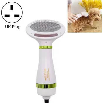 Kosmetika pro psa TopTechnology Elektrický hřebínek a sušička na srst pro psy a kočky - UK plug (zelený)