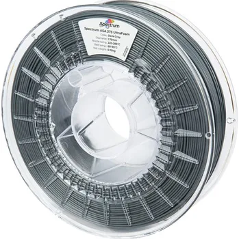 Filament Filament Spectrum LW-ASA UltraFoam 1.75mm DARK GREY 0.75kg