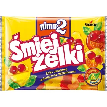 Cukrovinka Nimm2 Śmiejki ovocné želé bonbony 100g