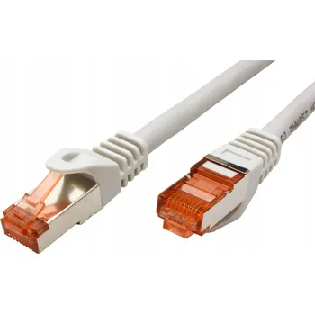 Síťový kabel ROLINE S/FTP patchkabel kat. 6, Component Level, LSOH, 1,5m, šedý