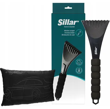 Autoškrabka Škrabka na led Sillar SIL104 + Pohlcovač vlhkosti do auta Wessper AquaDryer Car 300g