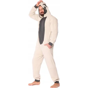 Pánské pyžamo Bavlněné Bavlna s kapucí S