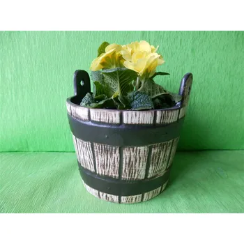 Zahradní dekorace Vědro s uchem na květiny vysoký