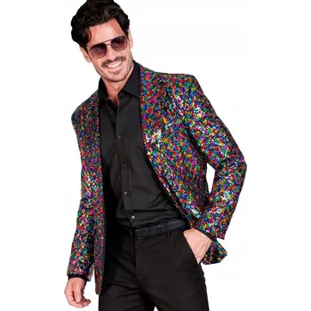 Dámské sako Sako s flitry, barevné, velikost M