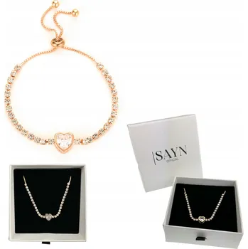 Náramek ZLATÝ DÁMSKÝ NÁRAMEK SRDCE DIAMANT S KRABIČKOU