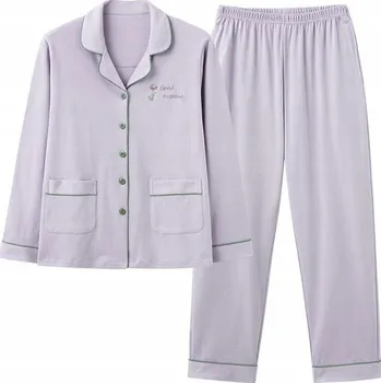Dámské noční prádlo Dámské ROZEPÍNACÍ pyžamo KOMPLET košile a kalhoty do nemocnice, sanatoria, XXL