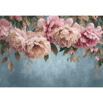 Fototapeta FOTOTAPETA KVĚTY ZÁVĚSNÉ PIVOŇKY LOŽNICE OBÝVACÍ POKOJ TAPETA VLIESOVÁ 200x140