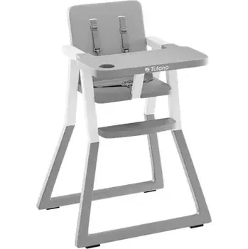 Jídelní židlička Tulano Morsel 25 Židlička ke krmení šedo-bílá (TN-MORSEL 25 GREY-WHITE)