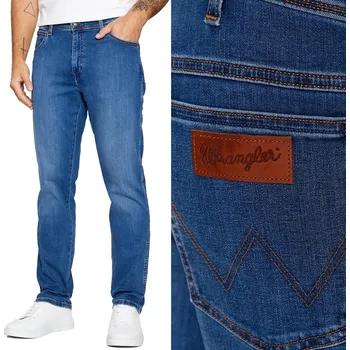 Pánské džíny Wrangler Texas Slim pánské džíny se zúženými nohavicemi, velikost 32/34