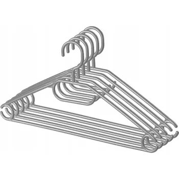 Věšák Otočné ramínka Kadax šedé 5 ks