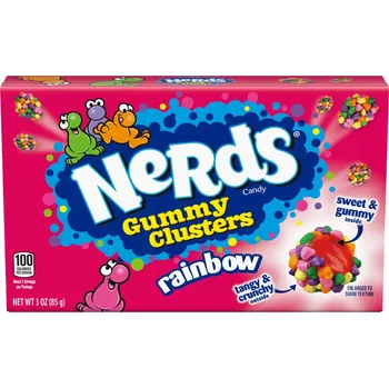 Bonbon Nerds Gummy Clusters Rainbow Želé Bonbony Bonbóny Ovocné příchutě Wonka 85g z USA