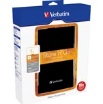 Verbatim Store 'n' Go 1TB, externí 2.5" disk, USB 3.0, černý