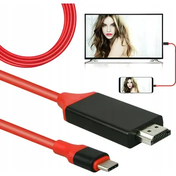 Video kabel USB-C na HDMI kabel adaptér HUB USB Typ C na HDMI MHL 4K 60Hz 2M