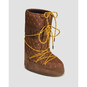 Dámská obuv Hnědé Dámské Zimní Boty Moon Boot Resort Icon Quilted 14029000-2