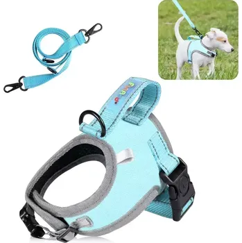 Postroj pro psa TopTechnology FunAdd Reflexní nylonová postroja pro psy, Velikost: S (Modrá)