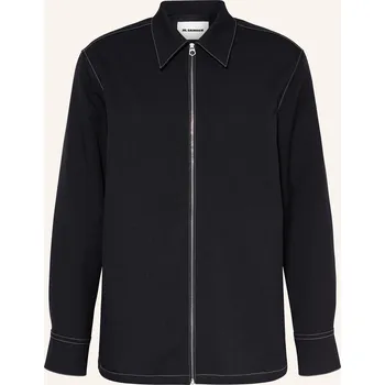 Pánská košile Jil Sander Pánská Svrchní Košile Shirt 106, tmavě modrá, 52