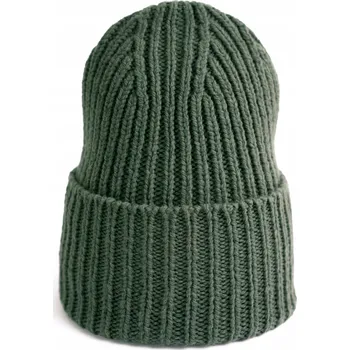 Čepice Szaleo Zimní čepice beanie zelená, univerzální velikost