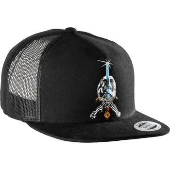 Kšiltovka kšiltovka Powell Peralta Skull and Sword Trucker Cap Černá Black