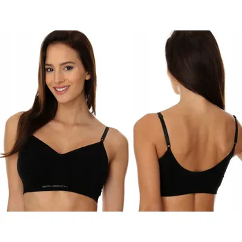 Podprsenka Brubeck podprsenka nevyztužená černá Comfort Cotton BR00012A velikost 80B