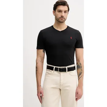 Oblečení a móda Bavlněné tričko Polo Ralph Lauren 710671453 černá 99X, vel. M