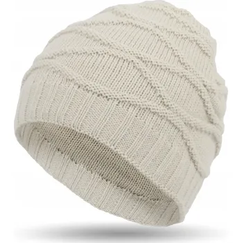 Čepice Polar Fashion zimní čepice beanie hnědá velikost L/XL