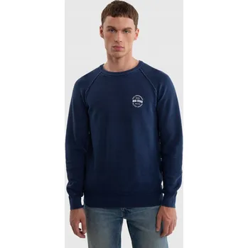 Pánský svetr BIG STAR PÁNSKÝ BAVLNĚNÝ SVETR TMAVĚ MODRÝ DENIS 403 XL