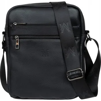 Kabelka Vermari kabelka z pravé lícové kůže černá