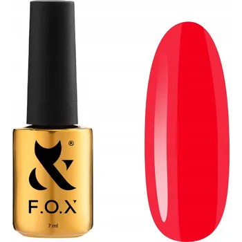 Lak na nehty F.O.X Akrylożel na nehty Barevný červený Acryl Gel Bottle 14 ml 016