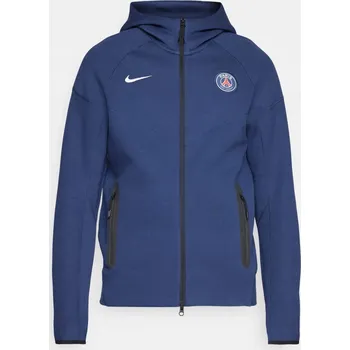 Pánská mikina NIKE - PÁNSKÁ MIKINA NA ZIP S KAPUCÍ - PSG TECH FLEECE FZ7224-410