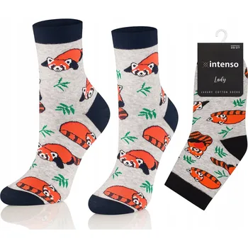 Dámské ponožky Ponožky Intenso se zvířecím motivem, velikost 35-37