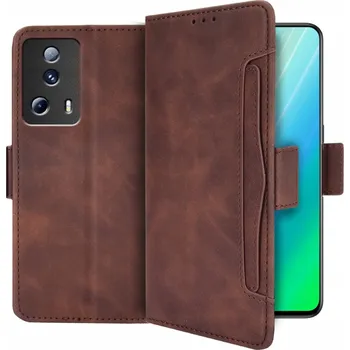 Pouzdro na mobilní telefon Flipové pouzdro Erbord pro Xiaomi 13 Lite, hnědé