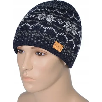 Čepice Pako Jeans zimní čepice beanie modrá, univerzální velikost