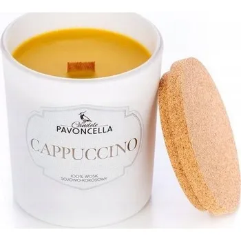 Svíčka Sójová svíčka Cappuccino bílá 135g