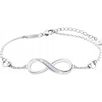 Náramek Stříbrný náramek s nekonečnem a zirkony Forever Love STŘÍBRO 925