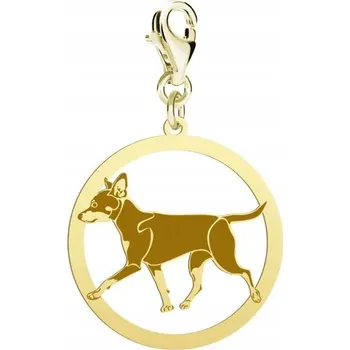 Přívěsek Přívěsek Pražský Krysařík Zlatý STŘÍBRO 925 Šperk Dárek VĚNOVÁNÍ DÁREK