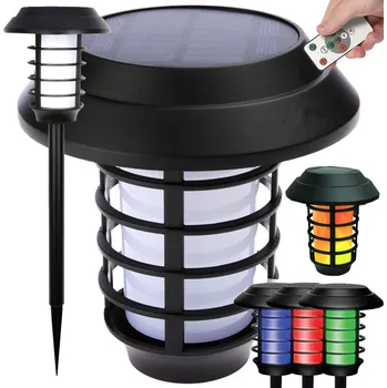 Venkovní osvětlení Verk Group Zahradní lampa solární svítilna rgb dálkové ovládání Velikost: Univerzální
