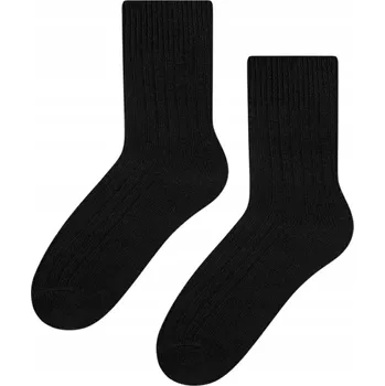 Pánské ponožky Elegantní vlněné ponožky TODO SOCKS 093 černé 35-37