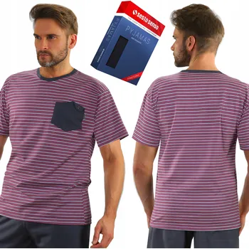 Pánské pyžamo Sesto Senso Pánské pyžamo s krátkým rukávem, velikost M